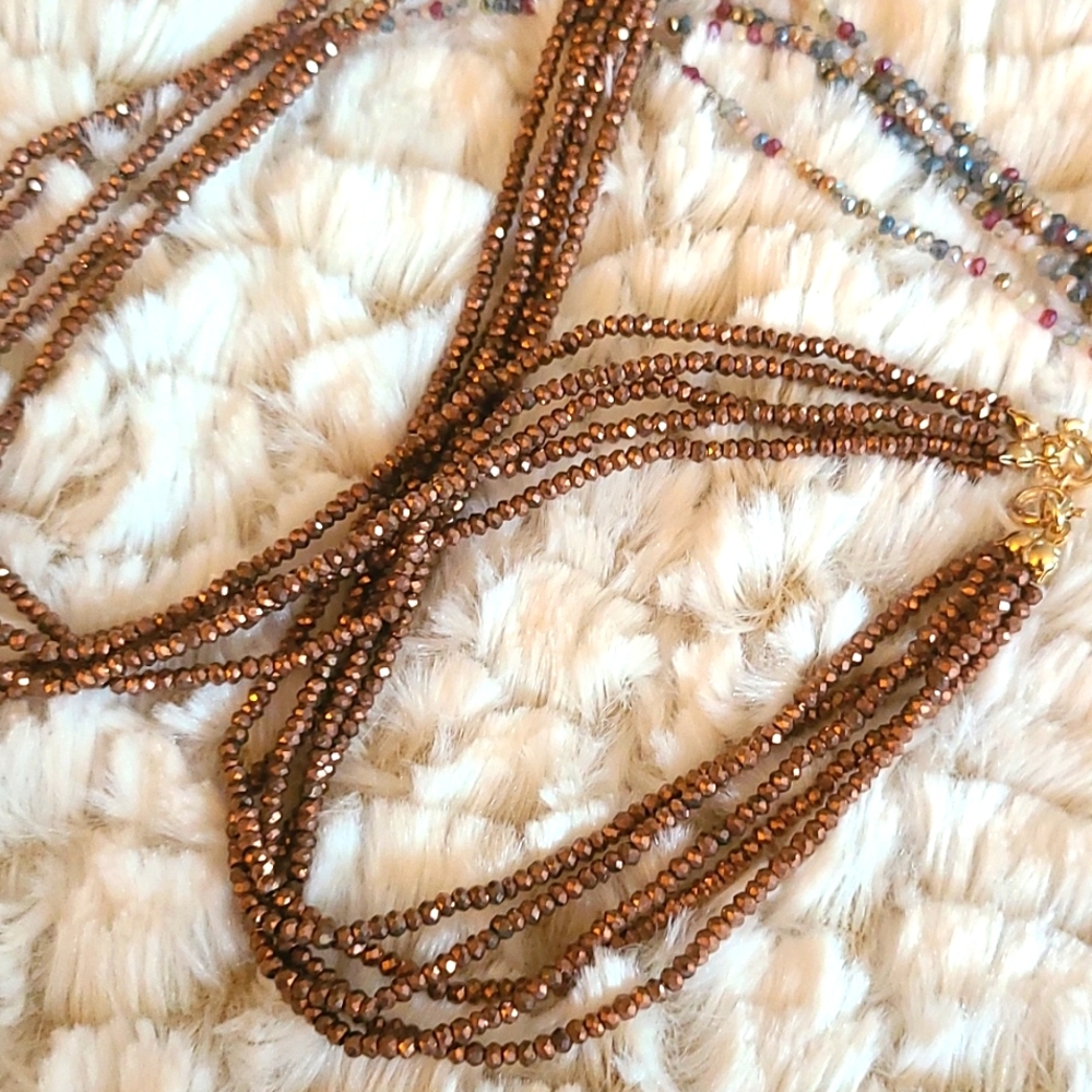 Loft long Beaded necklace - Picture 3 of 4